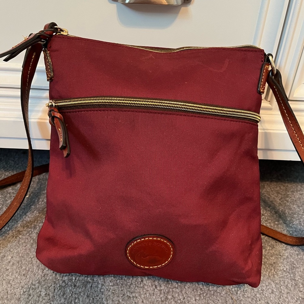 Dooney & Bourke Maroon Crossbody